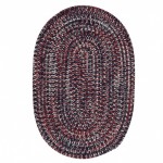 Colonial Mills Rug Laffite Tweed Red/White/Blue Oval
