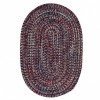 Colonial Mills Rug Laffite Tweed Red/White/Blue Oval