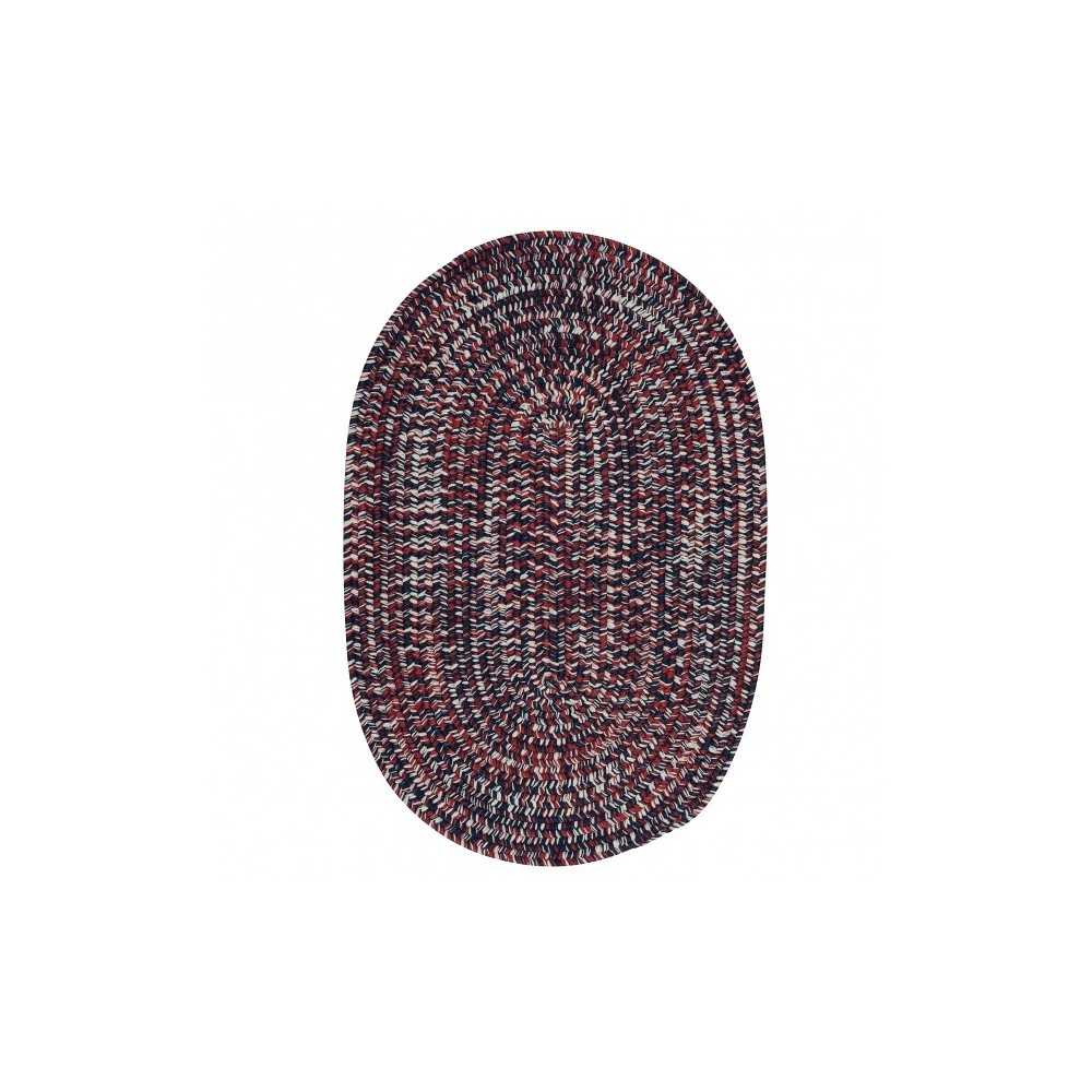 Colonial Mills Rug Laffite Tweed Red/White/Blue Runner (Oval)