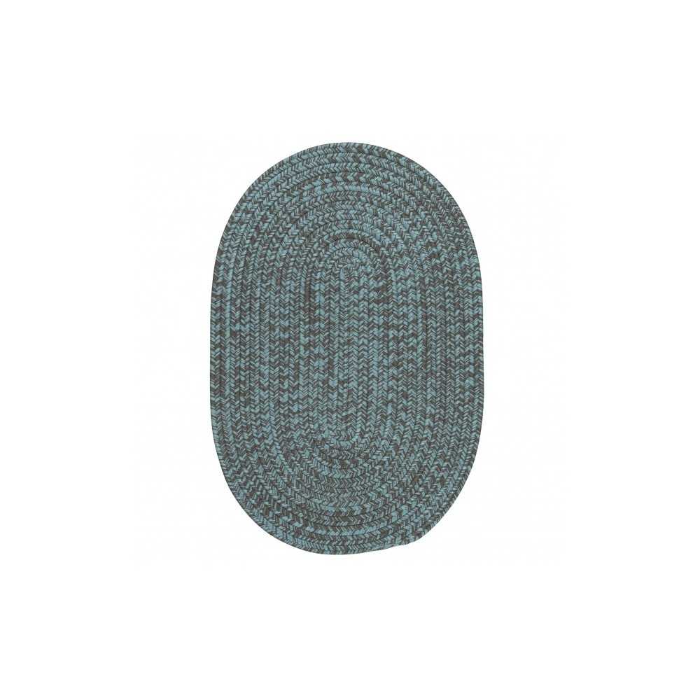 Colonial Mills Rug Laffite Tweed Blue Gray Runner (Oval)