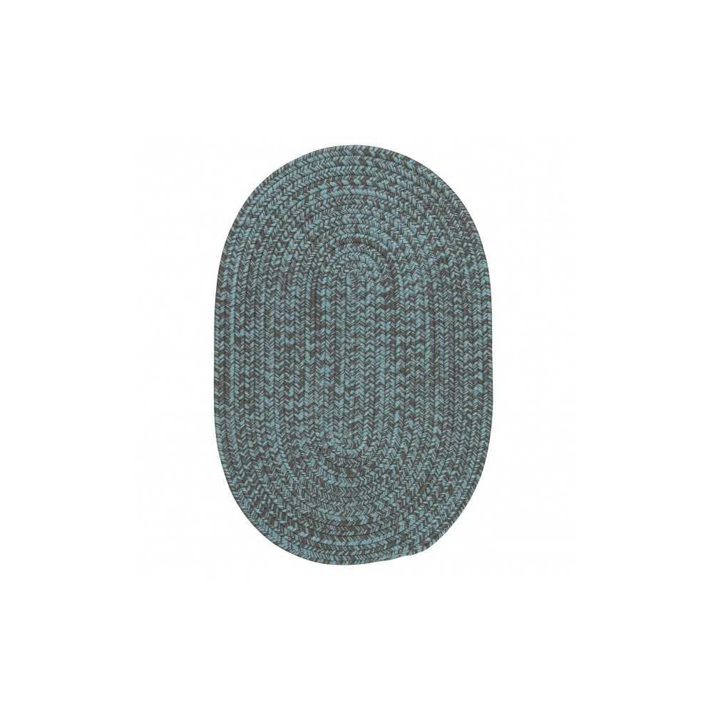 Colonial Mills Rug Laffite Tweed Blue Gray Oval