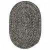Colonial Mills Rug Laffite Tweed Black Oval