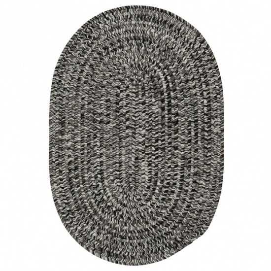 Colonial Mills Rug Laffite Tweed Black Runner (Oval)