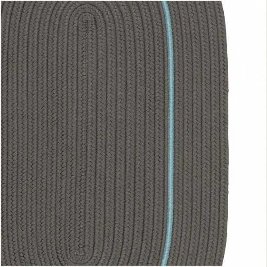 Colonial Mills Rug Lifestyle Accent Border Grey Lites Oval
