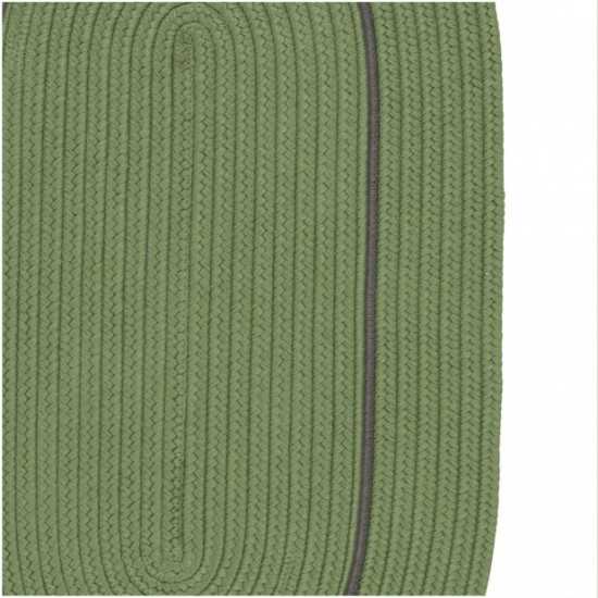 Colonial Mills Rug Lifestyle Accent Border Moss Green Oval