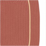 Colonial Mills Rug Lifestyle Accent Border Barn Red Oval