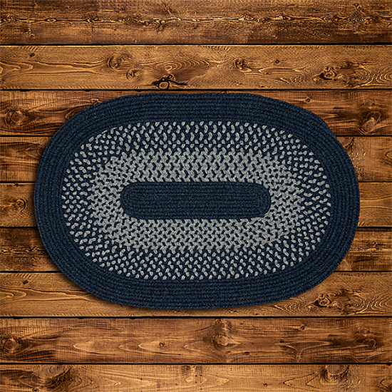 Colonial Mills Rug Madison Navy Runner (Oval)