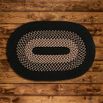 Colonial Mills Rug Madison Jet Black Runner (Oval)