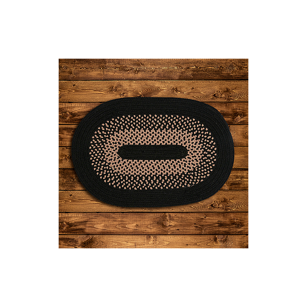 Colonial Mills Rug Madison Jet Black Runner (Oval)