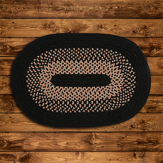 Colonial Mills Rug Madison Jet Black Oval