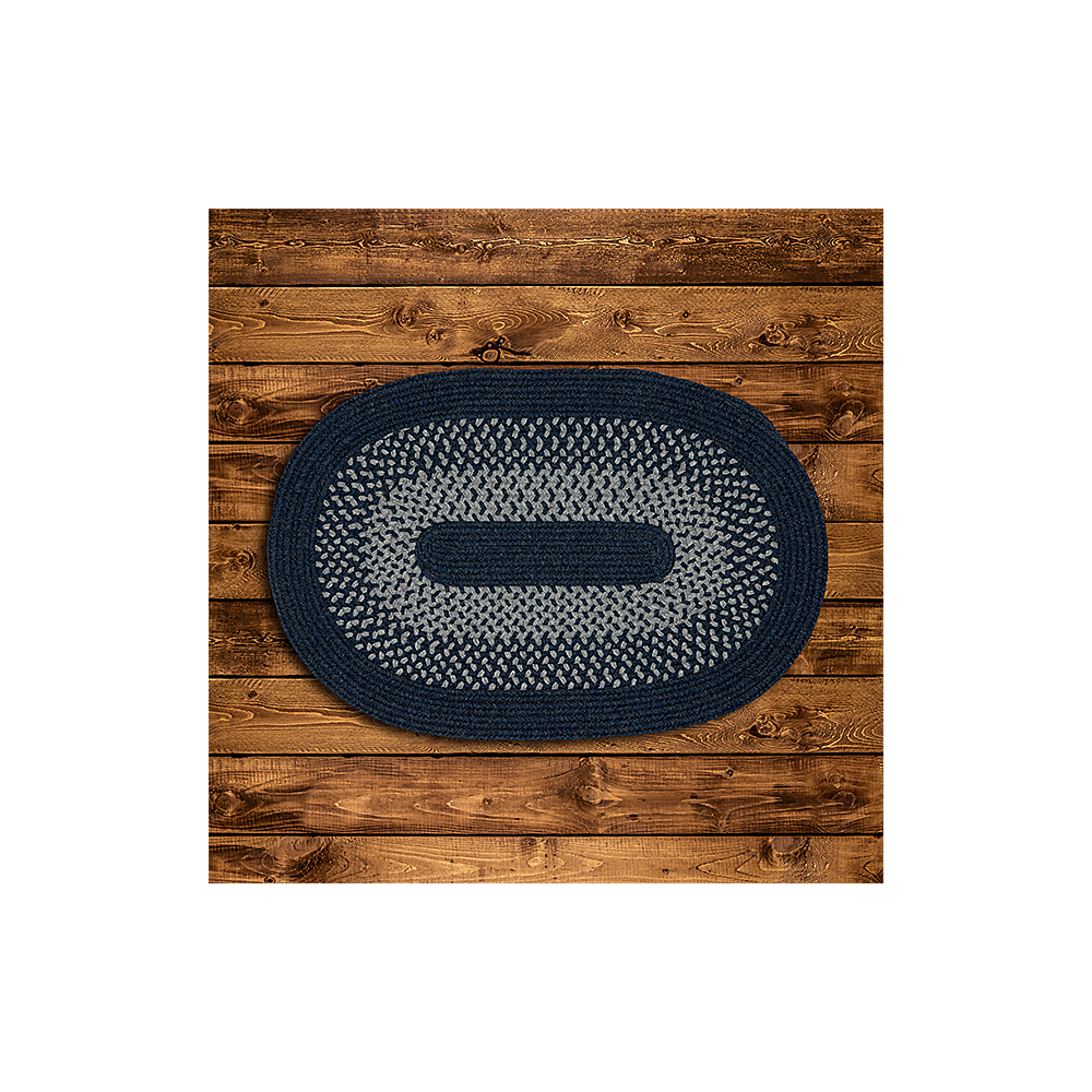 Colonial Mills Rug Madison Navy Oval