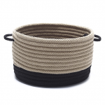 Colonial Mills Basket Marina Basket Black Round