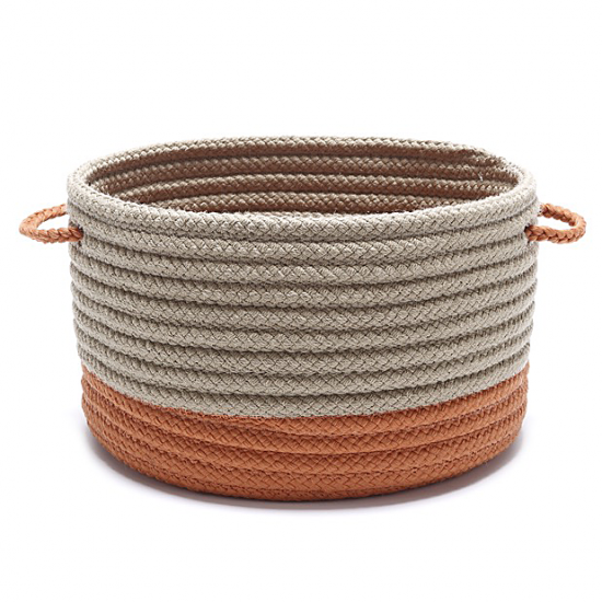 Colonial Mills Basket Marina Basket Orange Round