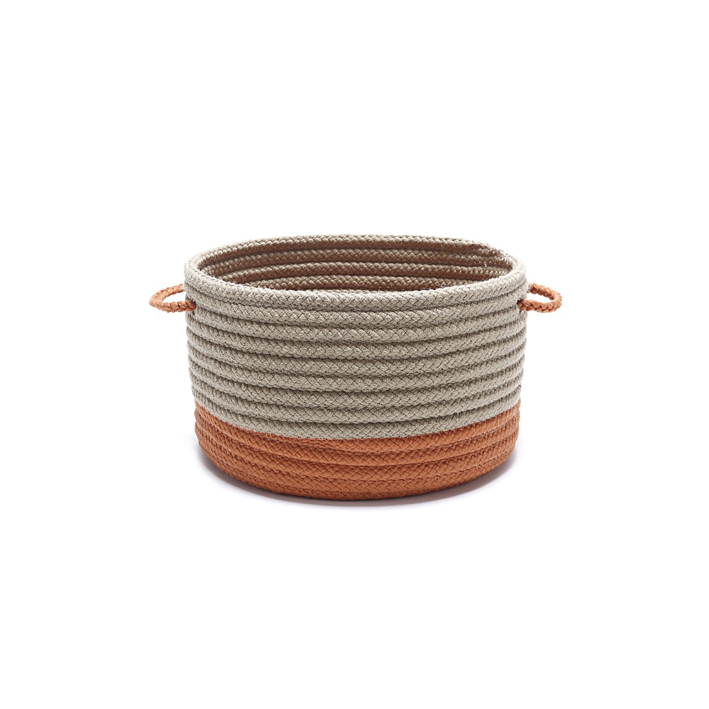 Colonial Mills Basket Marina Basket Orange Round