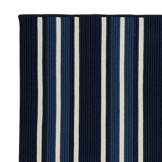 Colonial Mills Rug Mesa Stripe Navy Pier Rectangle