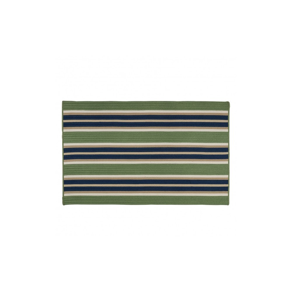 Colonial Mills Rug Mesa Stripe Harbor Green Rectangle