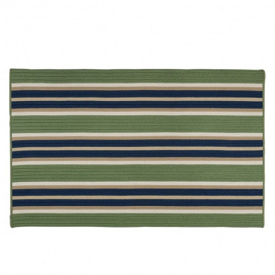 Colonial Mills Rug Mesa Stripe Harbor Green Rectangle