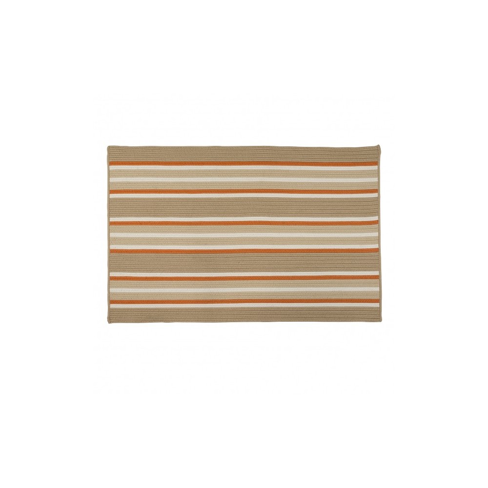 Colonial Mills Rug Mesa Stripe Rusted Sand Rectangle