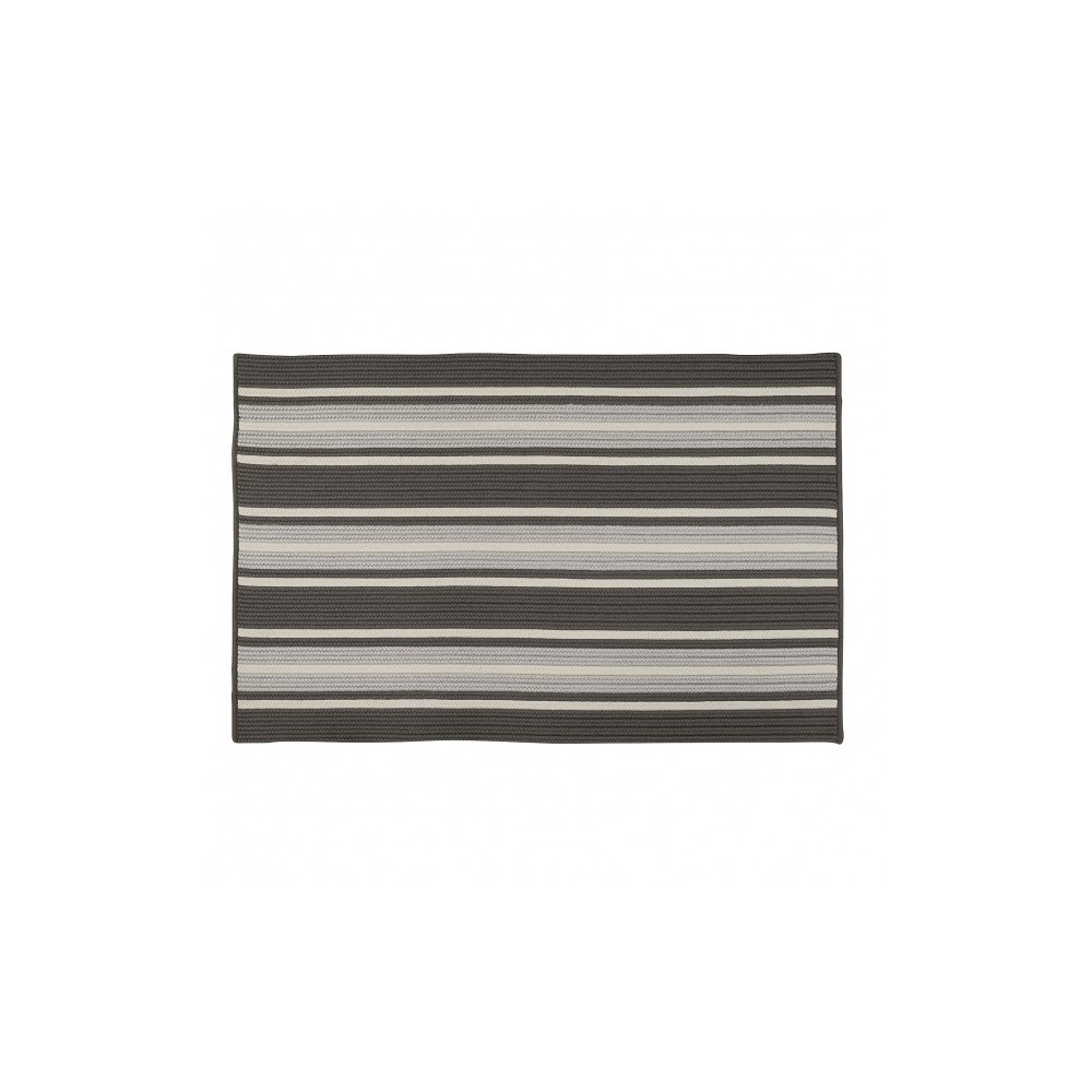 Colonial Mills Rug Mesa Stripe Stone Grey Rectangle