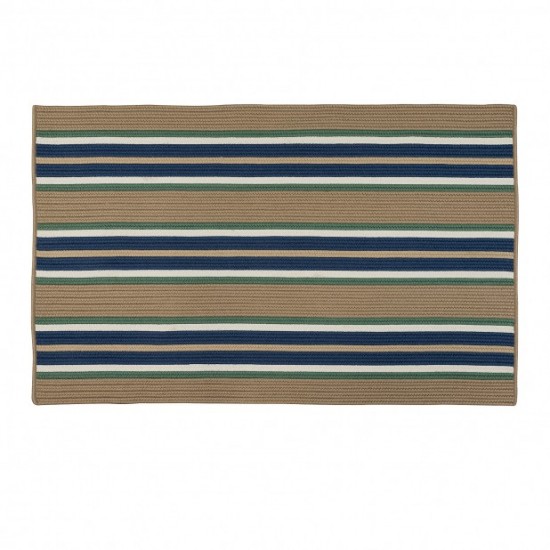 Colonial Mills Rug Mesa Stripe Taupe Isle Rectangle