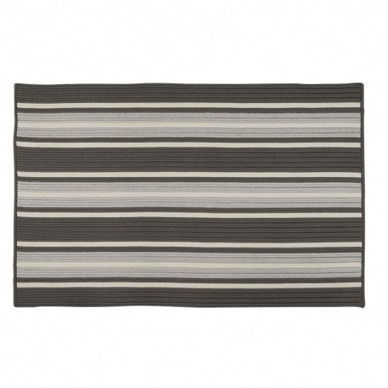 Colonial Mills Rug Mesa Stripe Stone Grey Rectangle