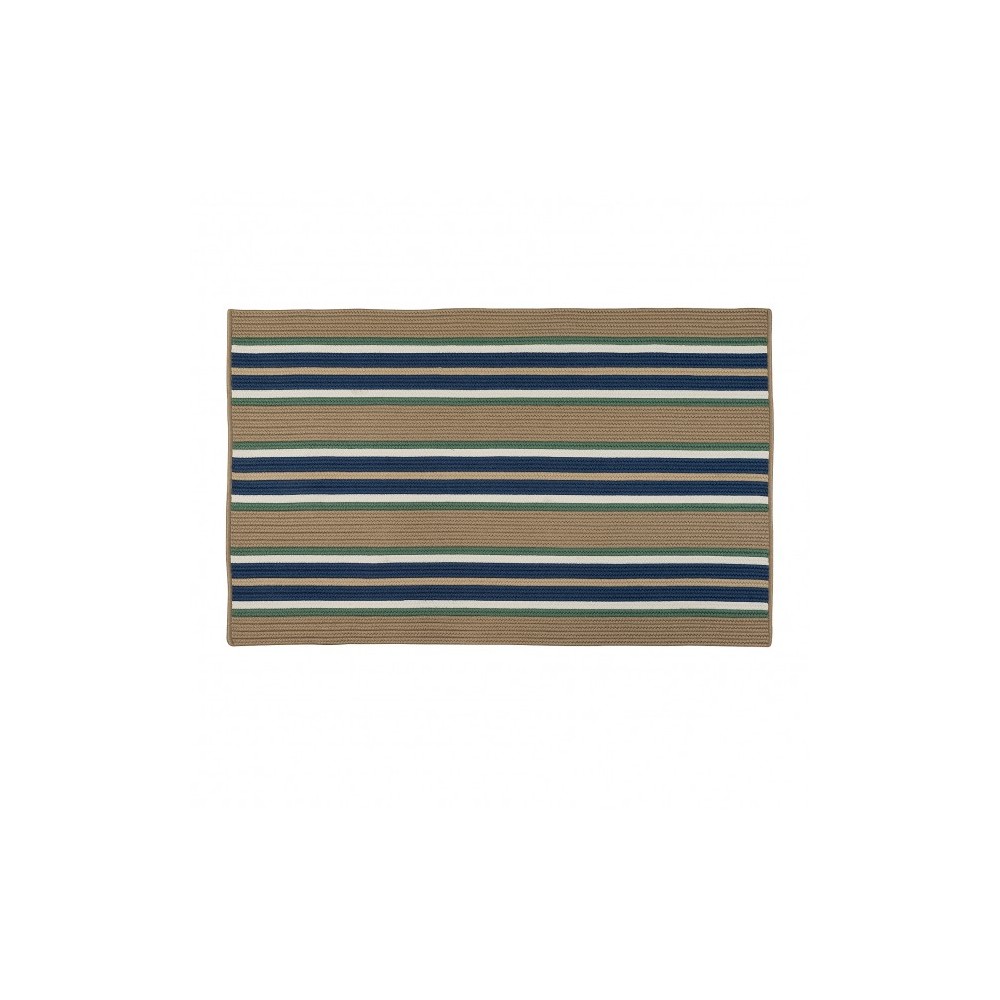 Colonial Mills Rug Mesa Stripe Taupe Isle Rectangle