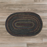 Colonial Mills Rug Midnight Charcoal Round