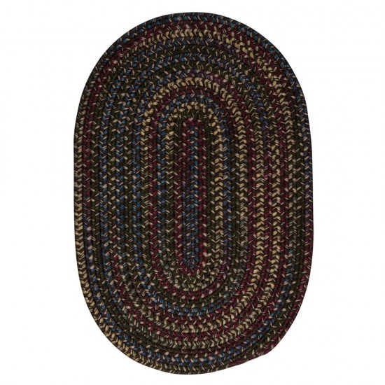 Colonial Mills Rug Midnight Java Runner (Oval)