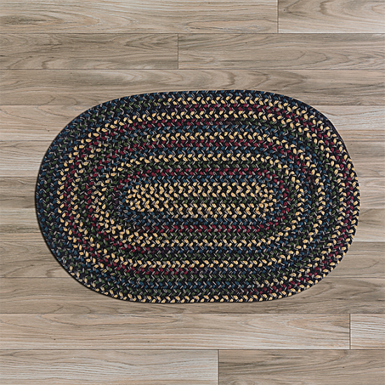 Colonial Mills Rug Midnight Carbon Runner (Oval)