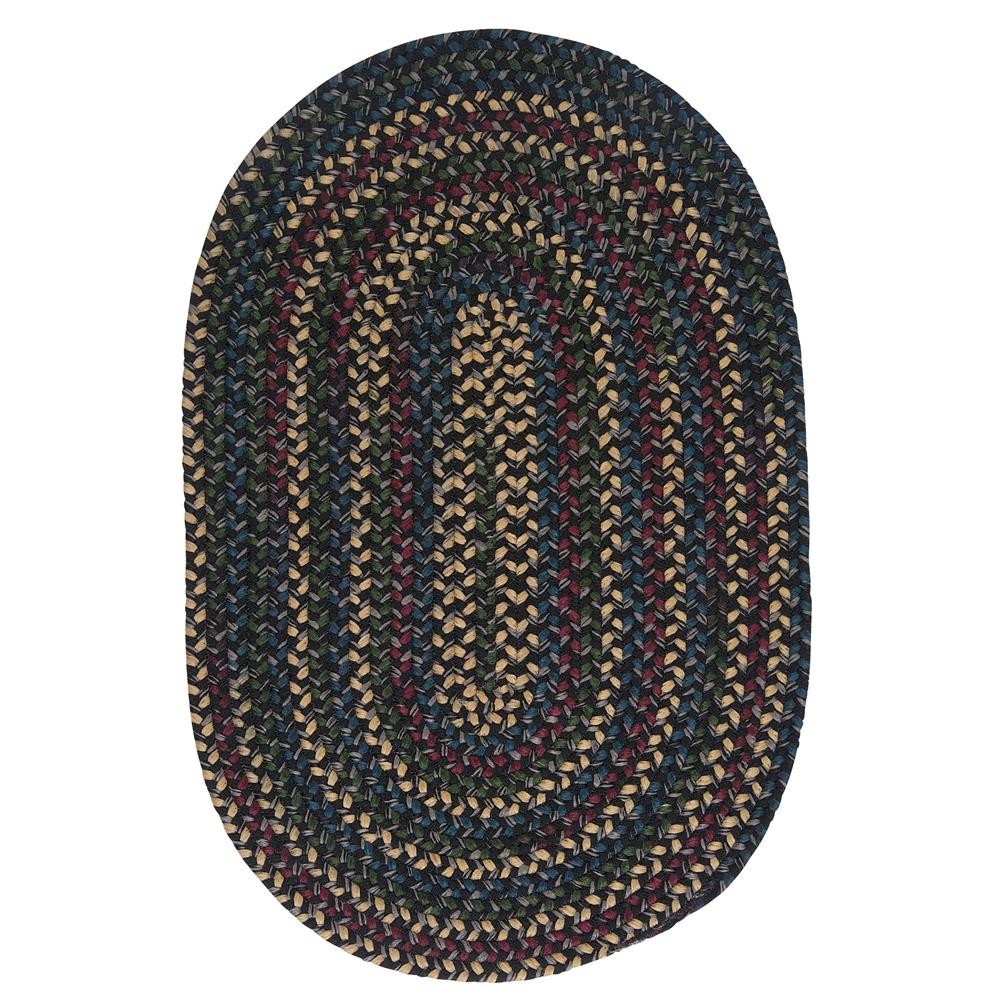 Colonial Mills Rug Midnight Carbon Oval