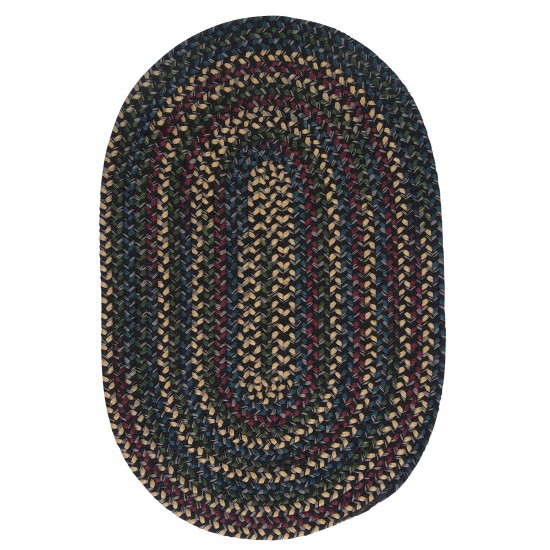 Colonial Mills Rug Midnight Carbon Round