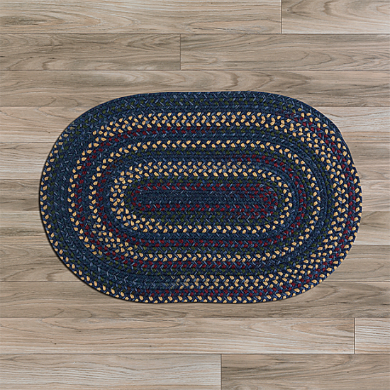 Colonial Mills Rug Midnight Indigo Round