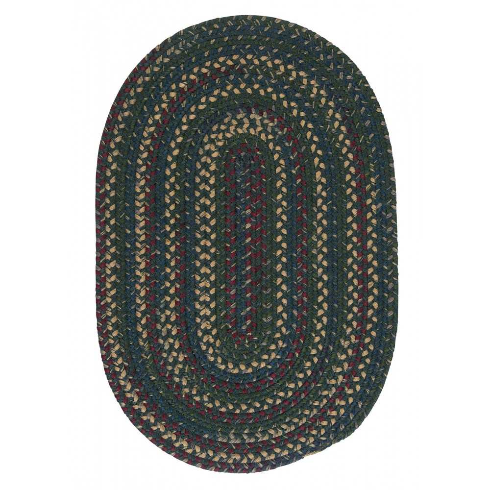 Colonial Mills Rug Midnight Deep Forest Runner (Oval)