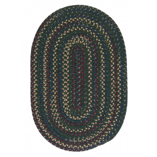 Colonial Mills Rug Midnight Deep Forest Round