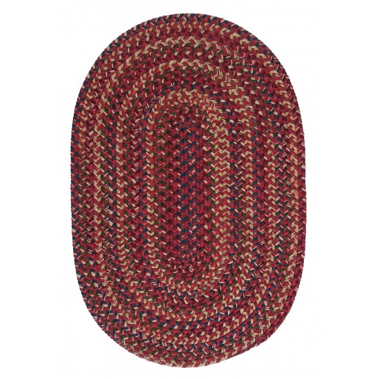 Colonial Mills Rug Midnight Burnt Brick Runner (Oval)