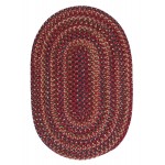 Colonial Mills Rug Midnight Burnt Brick Runner (Oval)