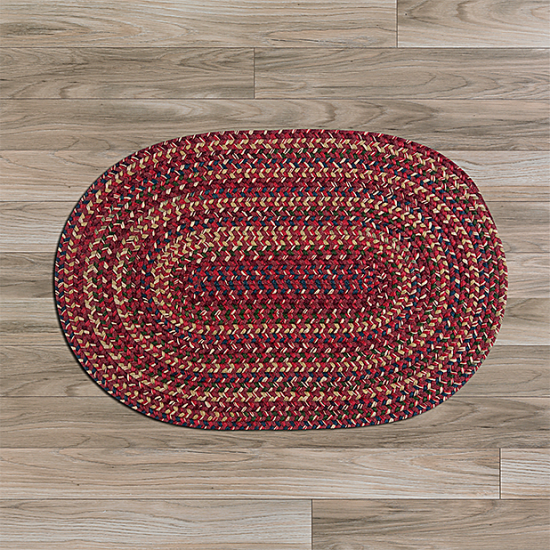 Colonial Mills Rug Midnight Burnt Brick Runner (Oval)