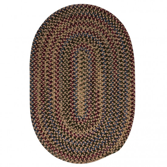 Colonial Mills Rug Midnight Mocha Runner (Oval)