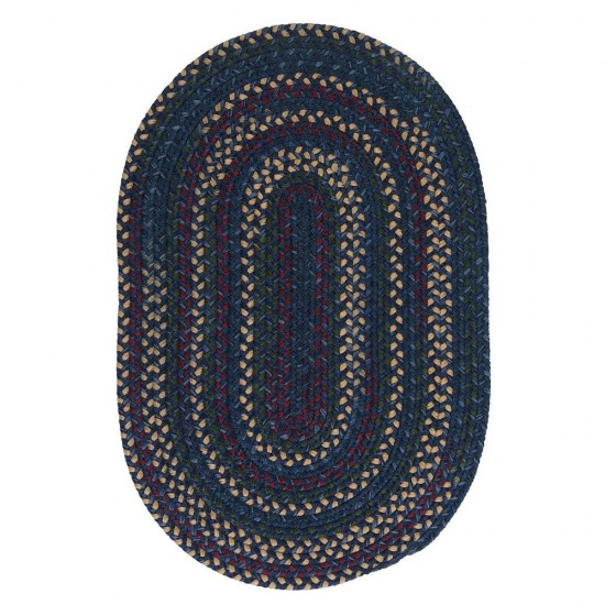 Colonial Mills Rug Midnight Indigo Round