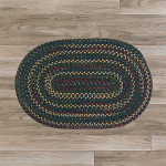 Colonial Mills Rug Midnight Deep Forest Round