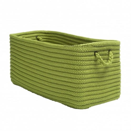 Colonial Mills Basket Modern Farmhouse Home Pea Green Rectangle