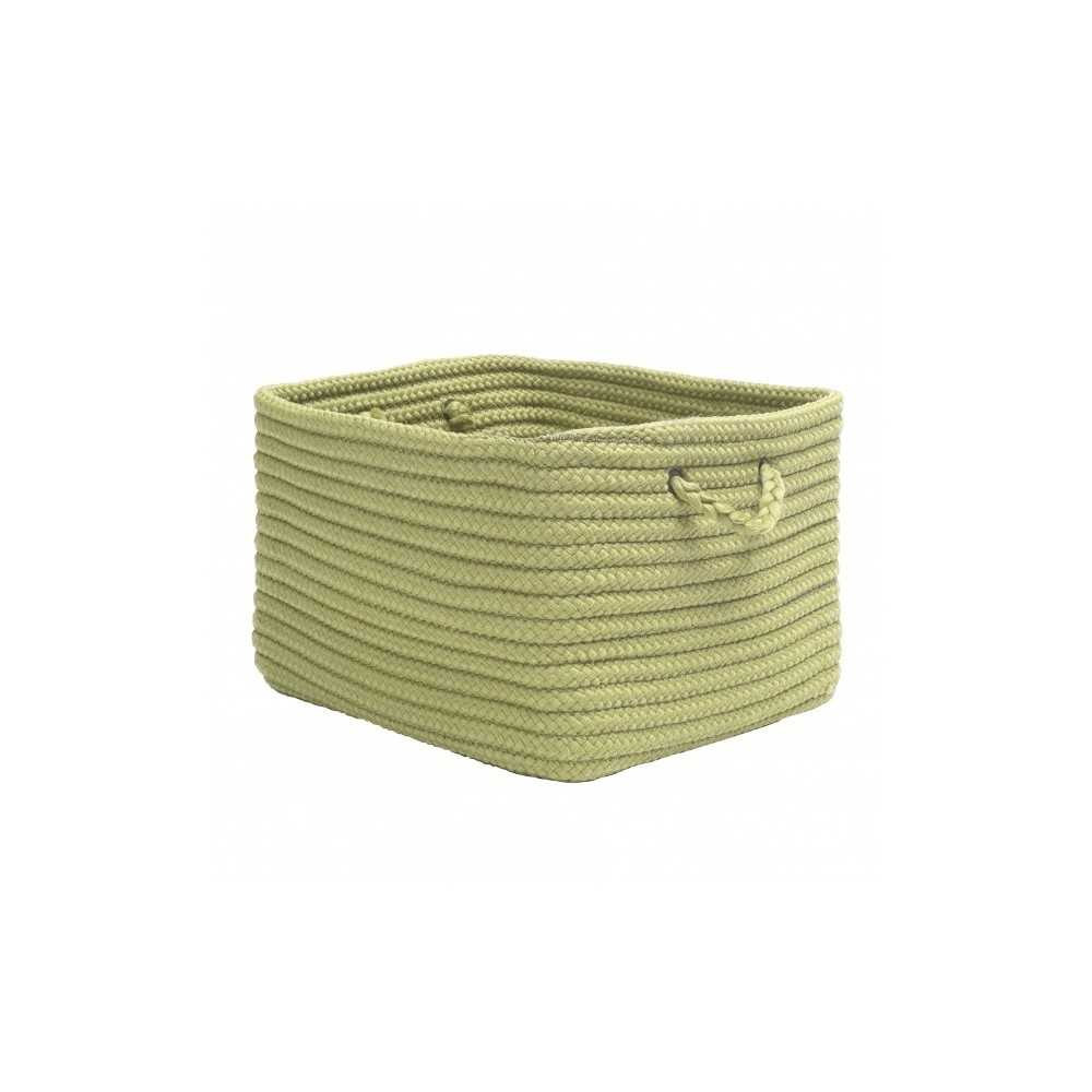 Colonial Mills Basket Modern Farmhouse Home Pistachio Rectangle