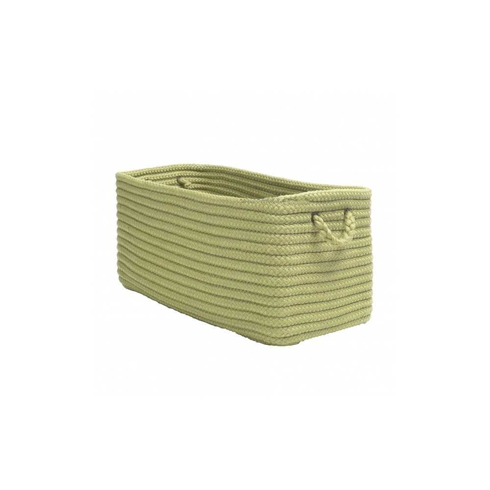 Colonial Mills Basket Modern Farmhouse Home Pistachio Rectangle