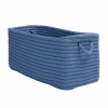 Colonial Mills Basket Modern Farmhouse Home Sapphire Rectangle