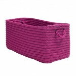 Colonial Mills Basket Modern Farmhouse Home Vibrant Pink Rectangle