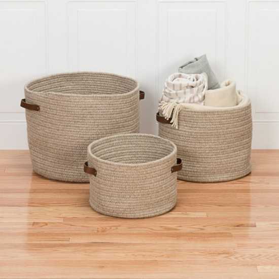 Colonial Mills Basket Monaco Basket Beige Round