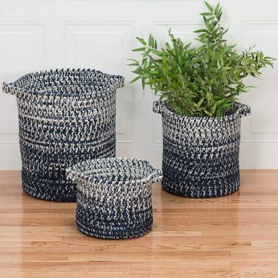 Colonial Mills Basket Monet Ombre Navy Round