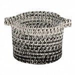 Colonial Mills Basket Monet Ombre Black & White Round