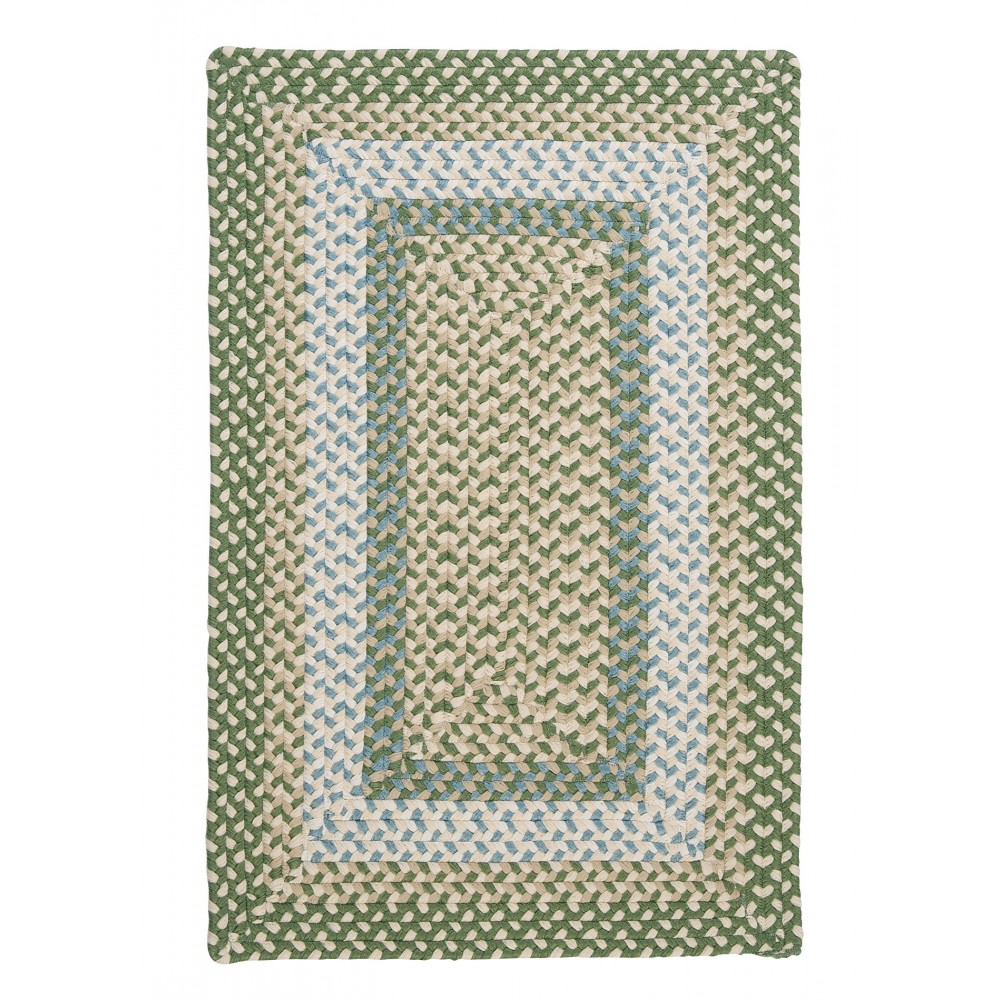 Colonial Mills Rug Montego Lily Pad Green Rectangle