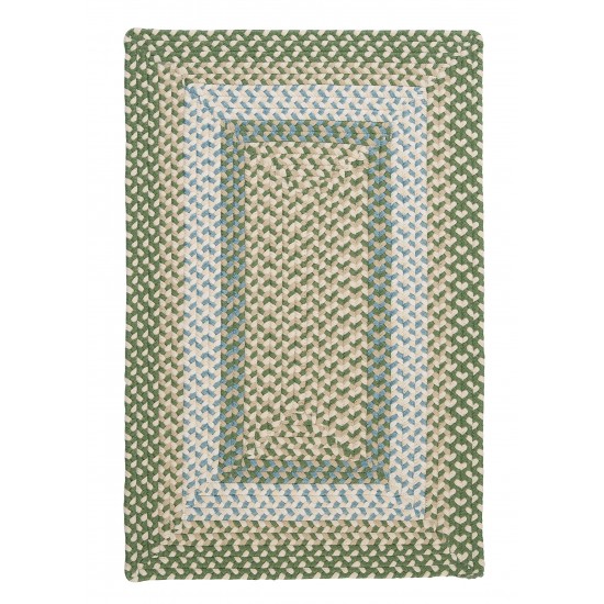 Colonial Mills Rug Montego Lily Pad Green Rectangle